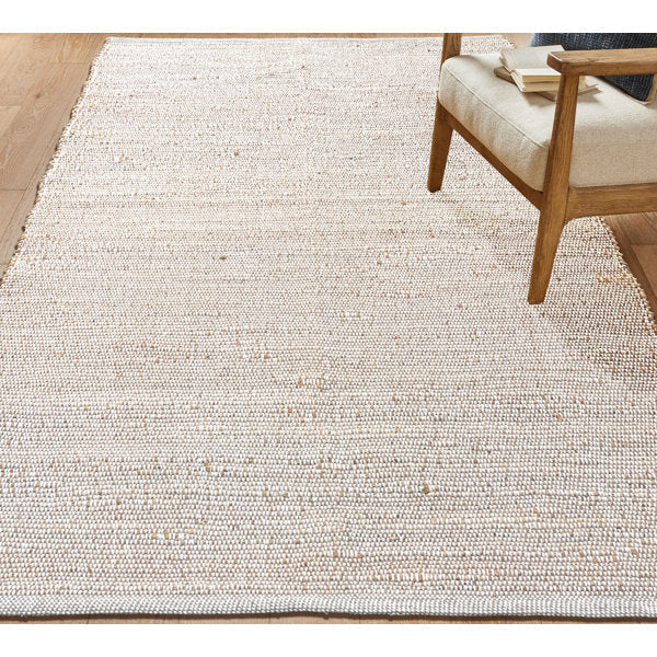 Aleksei - Handwoven Jute & Cotton Area Rug Braided Boho Decor