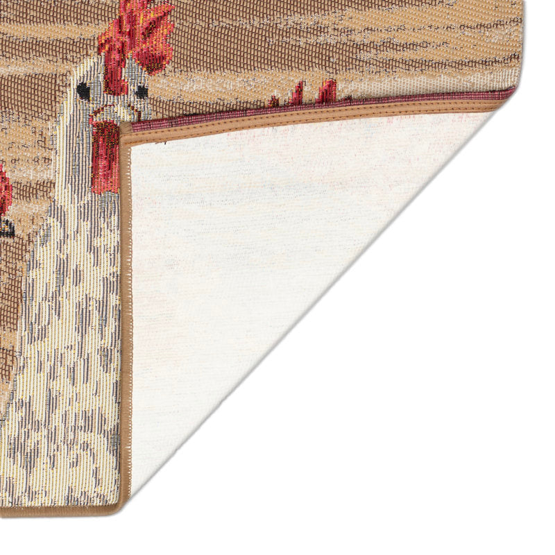 Anniebelle Non-Skid Kitchen Mat - Flatwoven Indoor/Outdoor Rug