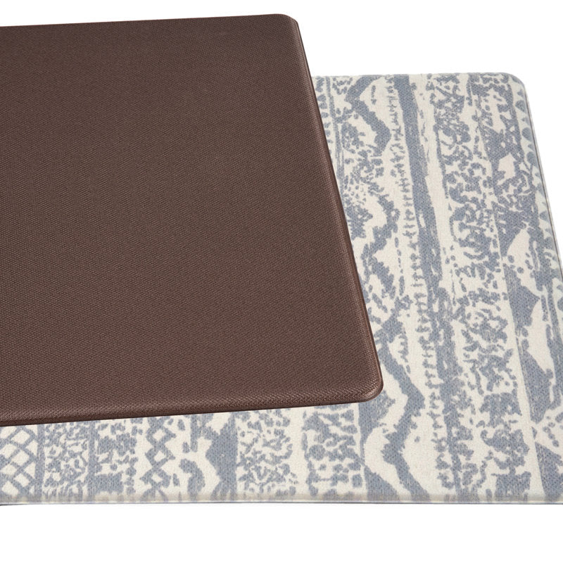 Boho Geometric Anti-Fatigue Kitchen Mat - Non-Skid PVC Floor Runner