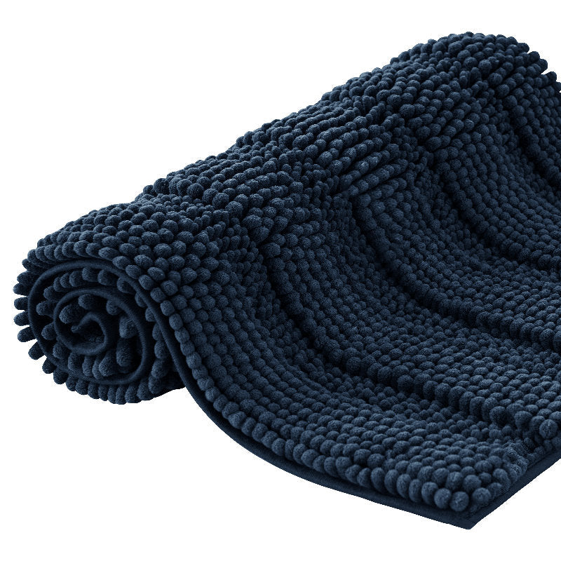 Chenault - Chenille Bath Mat Non-Slip Absorbent Microfiber Rug