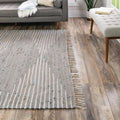 Artisan Weaver - Geometric Cotton Area Rug for Living Room