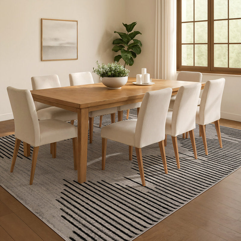 Damarcus - Geometric Area Rug Modern Polypropylene Living Room