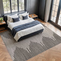 Damarcus - Geometric Area Rug Modern Polypropylene Living Room
