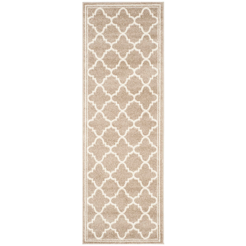 Daneya Geometric Runner Rug - Durable Polypropylene Entryway Decor