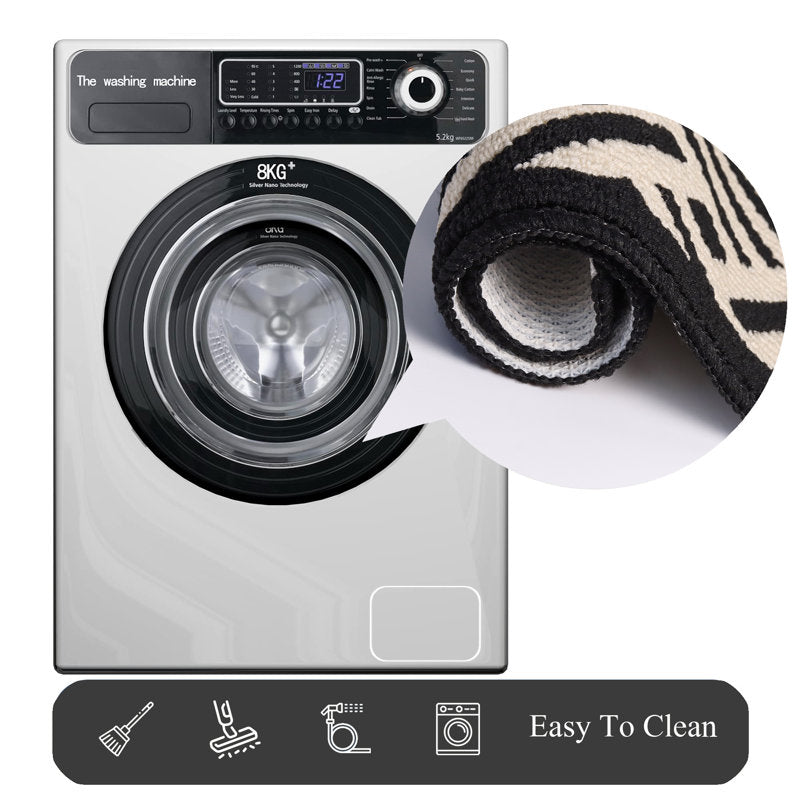2-Piece Kitchen Mat Set Non-Skid Polypropylene Runner for Sink & Laundry