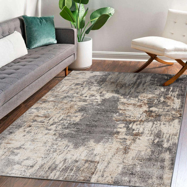 Elkhorn - Abstract Polypropylene Area Rug for Living Room & Office
