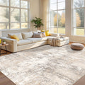 Elroy - Abstract Machine Washable Rug Faux Cashmere Living Room