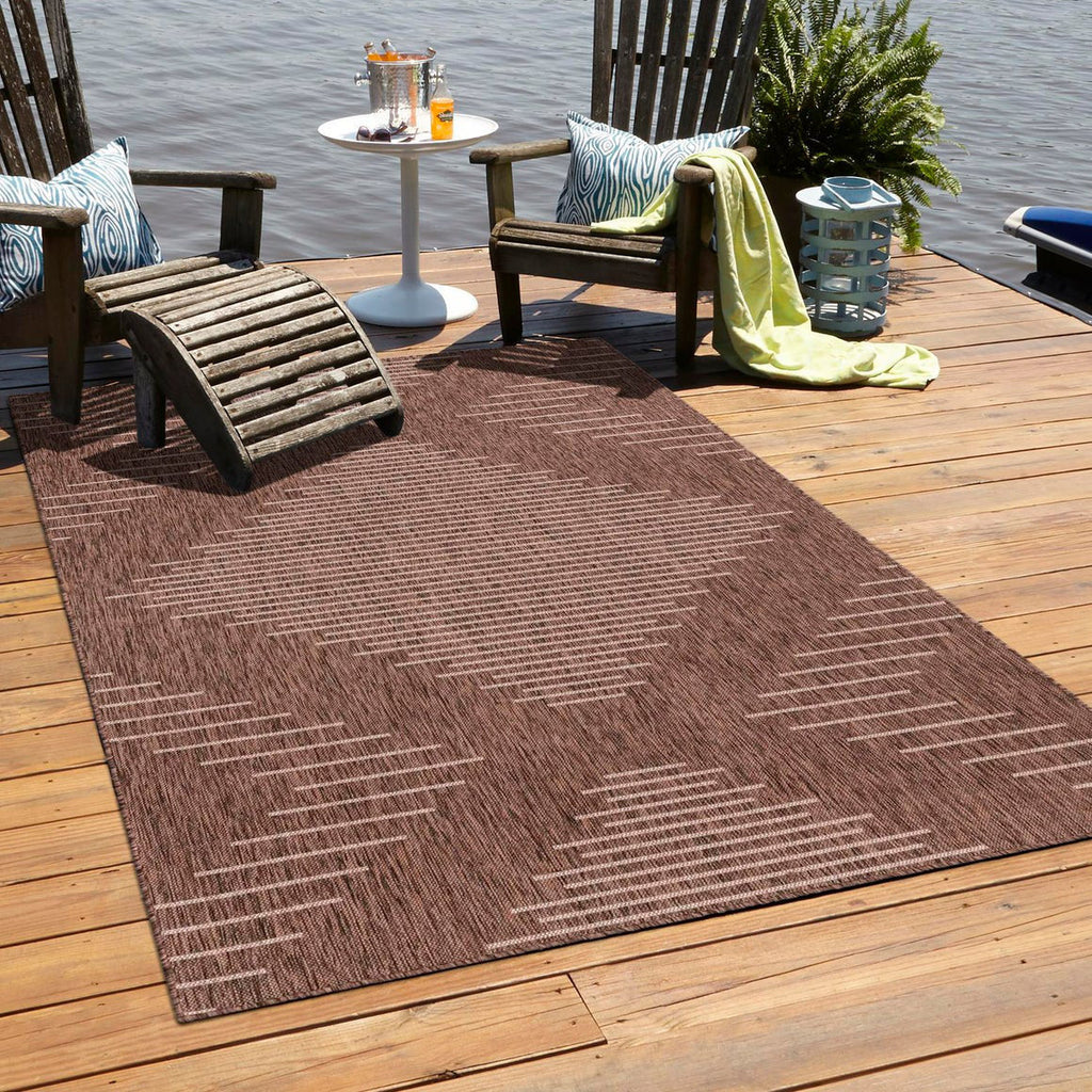 Everyn - Striped Flat-weave Indoor/Outdoor Area Rug