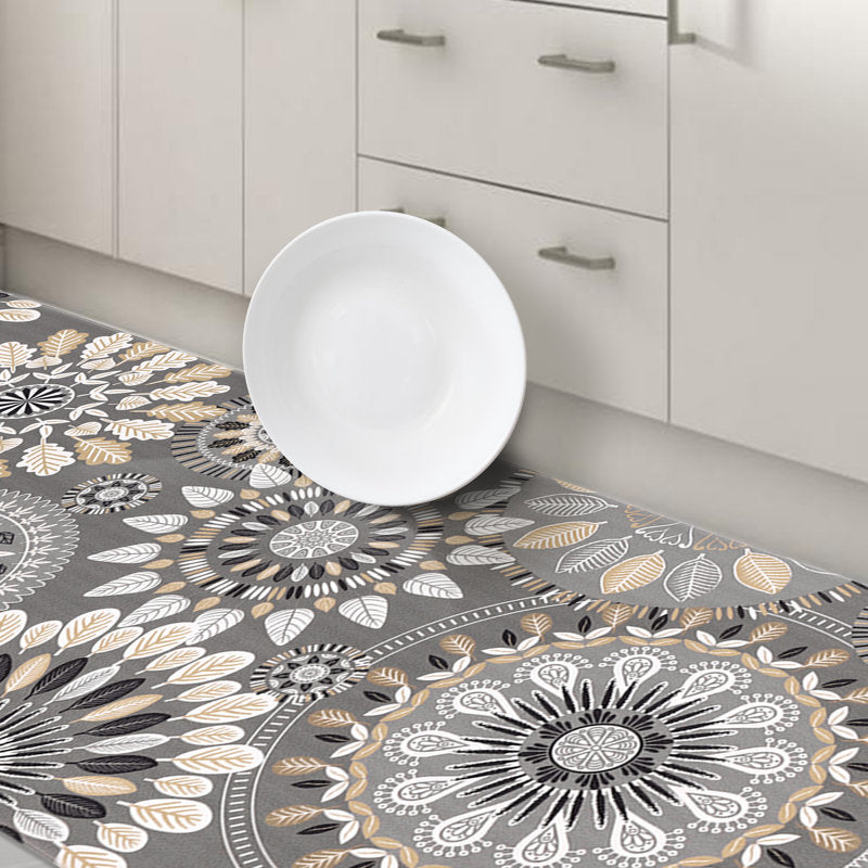 Jalissia Anti-Fatigue Kitchen Mat Set - Bohemian PVC Non-Slip Rugs