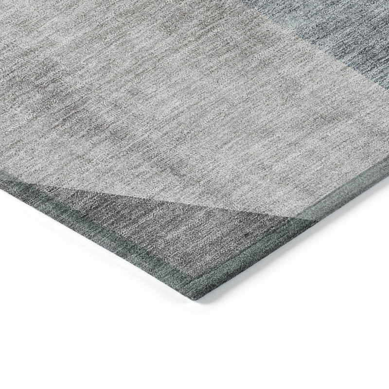 Karsyn Washable Abstract Indoor/Outdoor Runner Rug - Art Deco Style