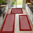 Moroccan Kitchen Mat Set - Non-Slip Washable Rugs (3-Piece)