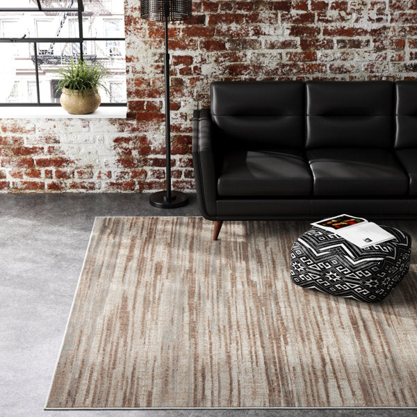 Robbe - Abstract Area Rug Modern Polypropylene High-Traffic Decor