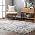 Salters - Moroccan Geometric Striped Area Rug for Living Room